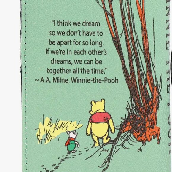 Winnie the Pooh Book Cover Wallet or Wristlet - Book Lover Gifts - Picture 6 of 7